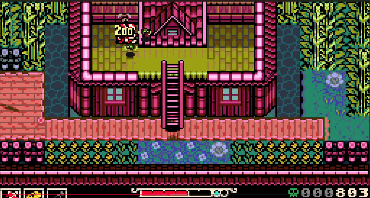Mina the Hollower character using Pinky's ladder to reach hidden secrets